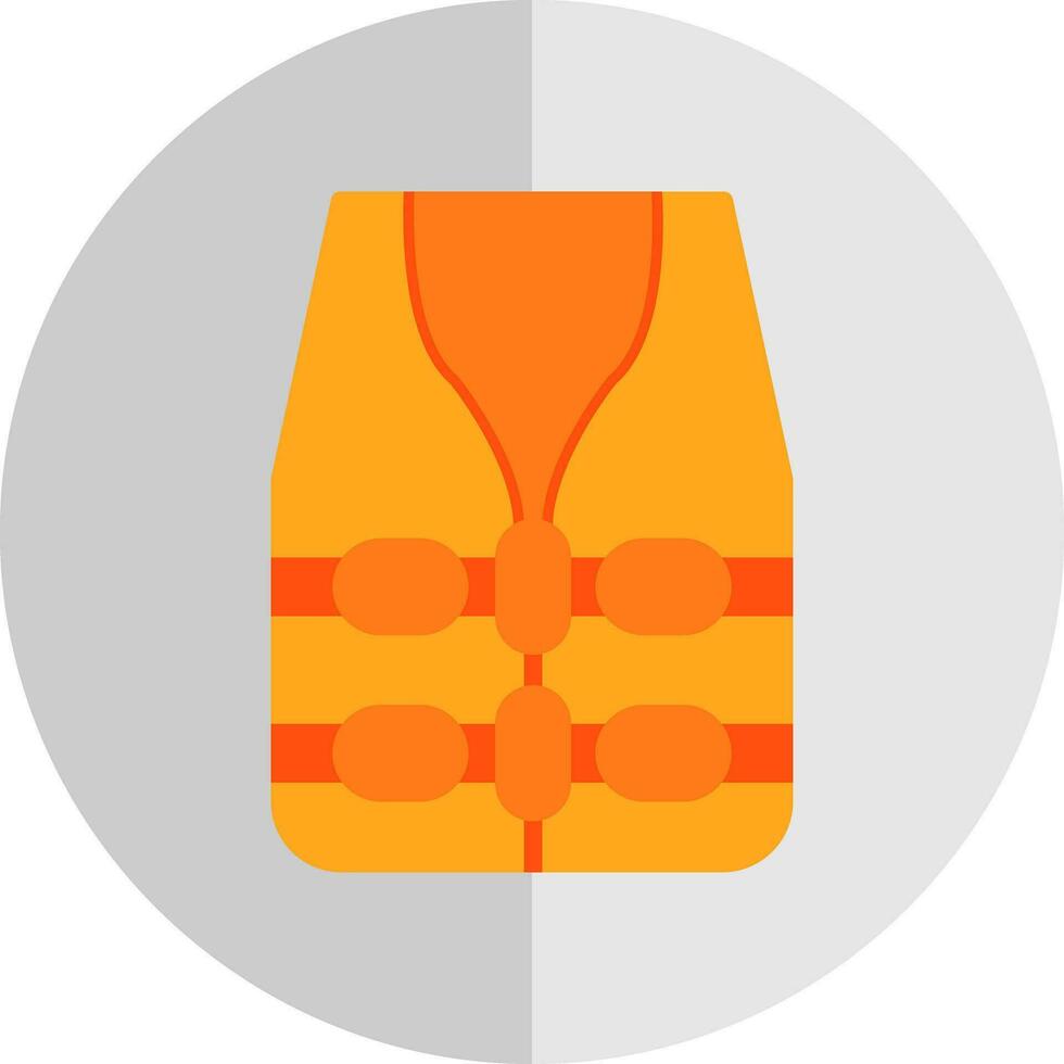 conception d'icône de vecteur de gilet de sauvetage