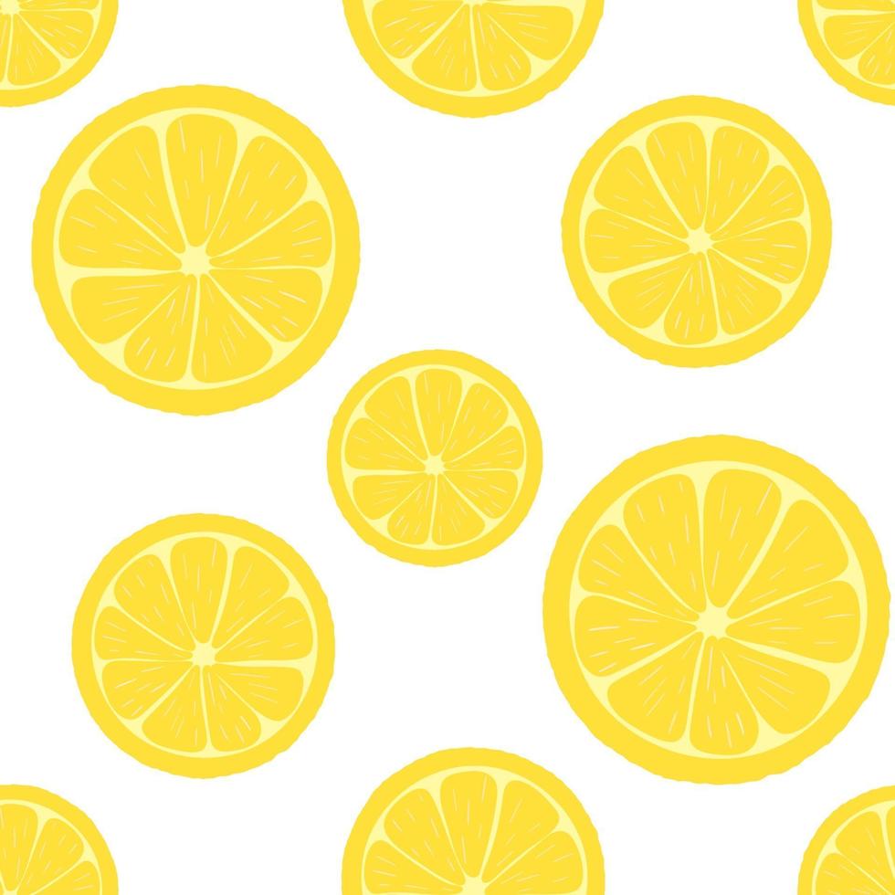 illustration vectorielle de citron jaune vif vecteur