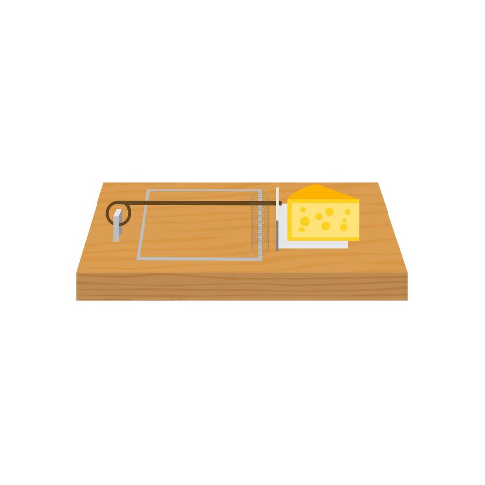 piège à souris avec vecteur d'illustration numérique de fromage à télécharger gratuitement