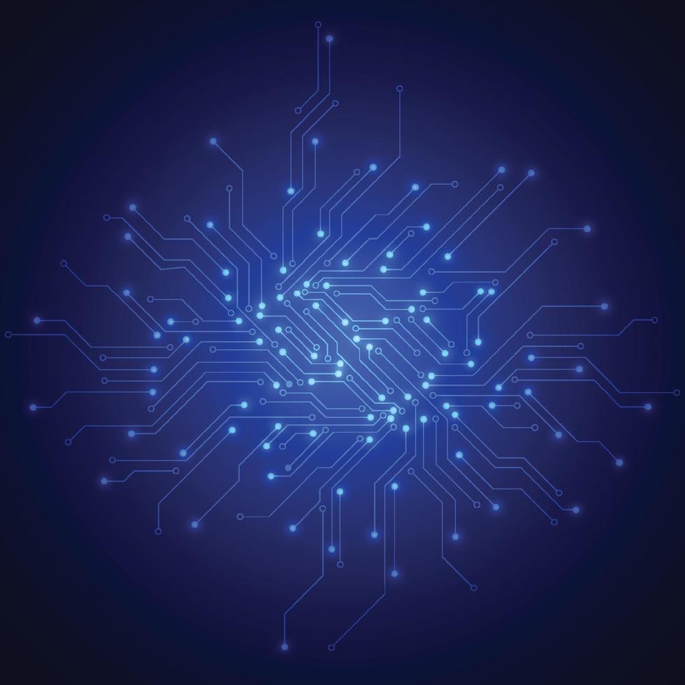 texture de carte de circuit imprimé de technologie abstraite vecteur