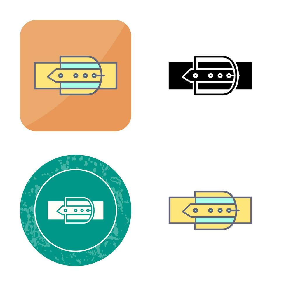 icône de vecteur de ceinture