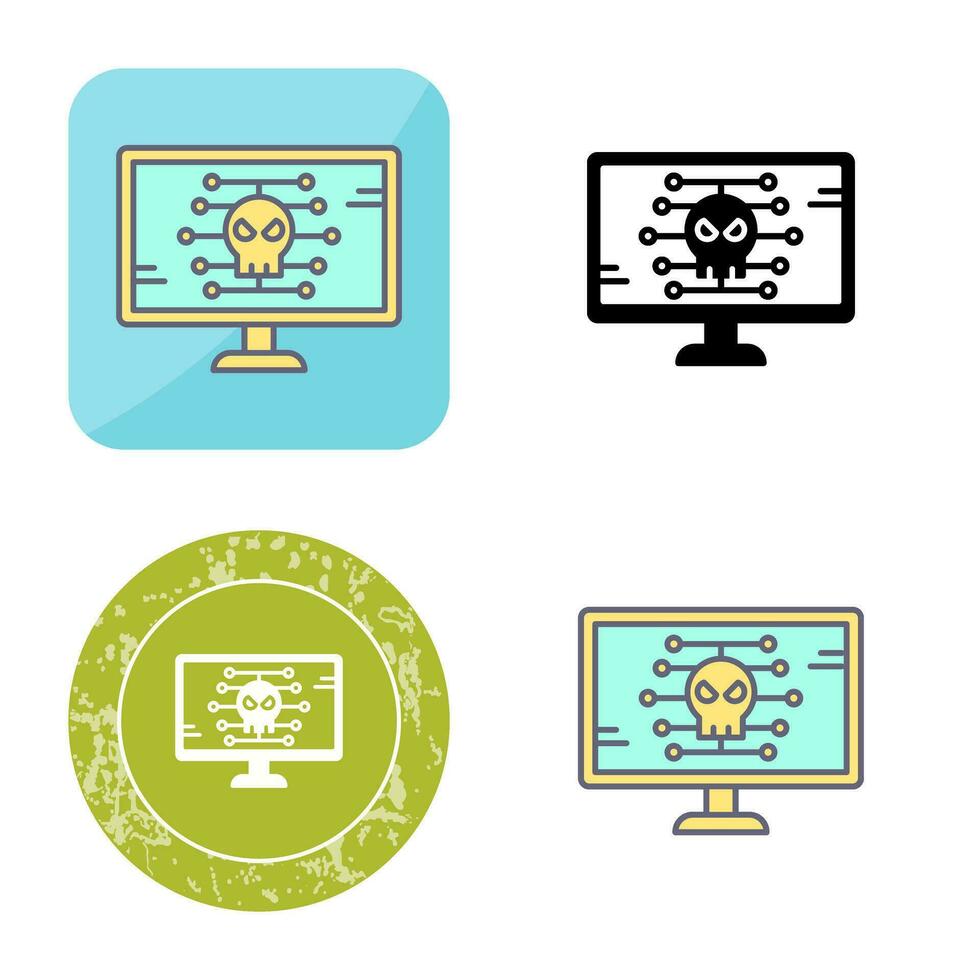 icône de vecteur de malware