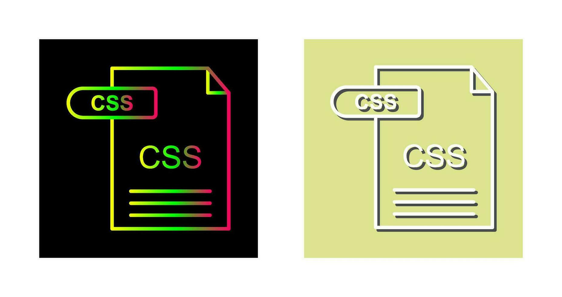 icône de vecteur css