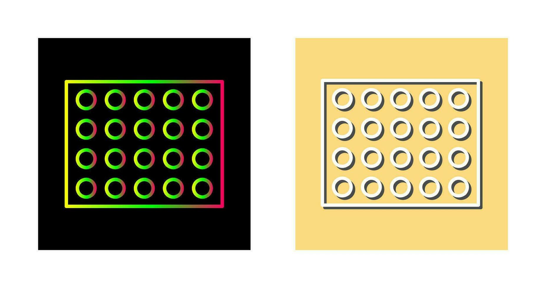 icône de vecteur de palette colorée