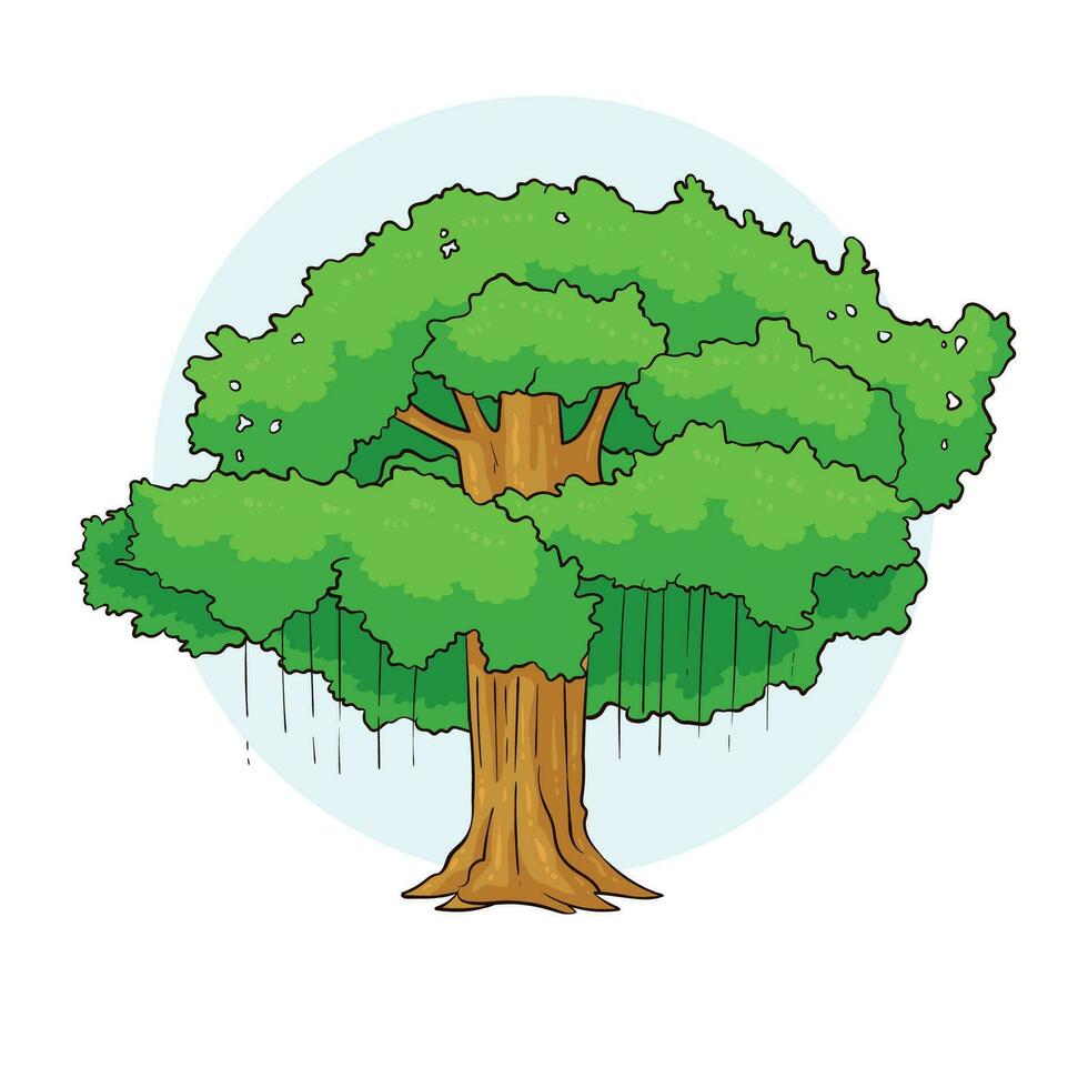 Bodhi arbre vecteur illustration