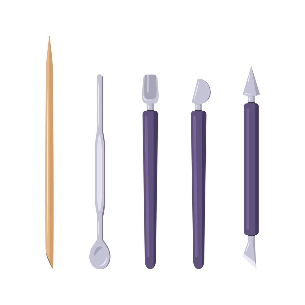 une bouteille de vernis à ongles. outils de manucure. vecteur