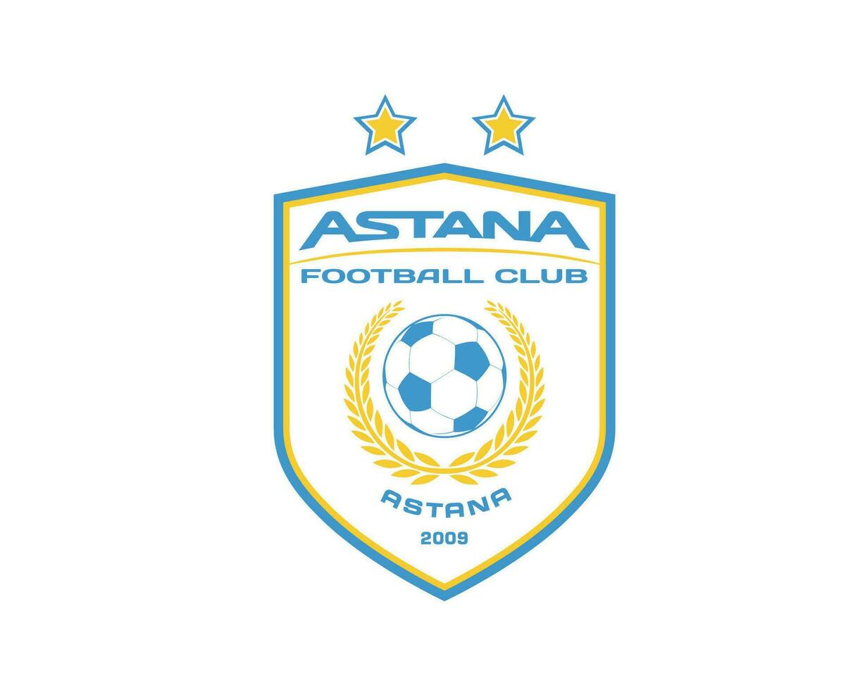 fc Astana logo club symbole kazakhstan ligue Football abstrait conception vecteur illustration