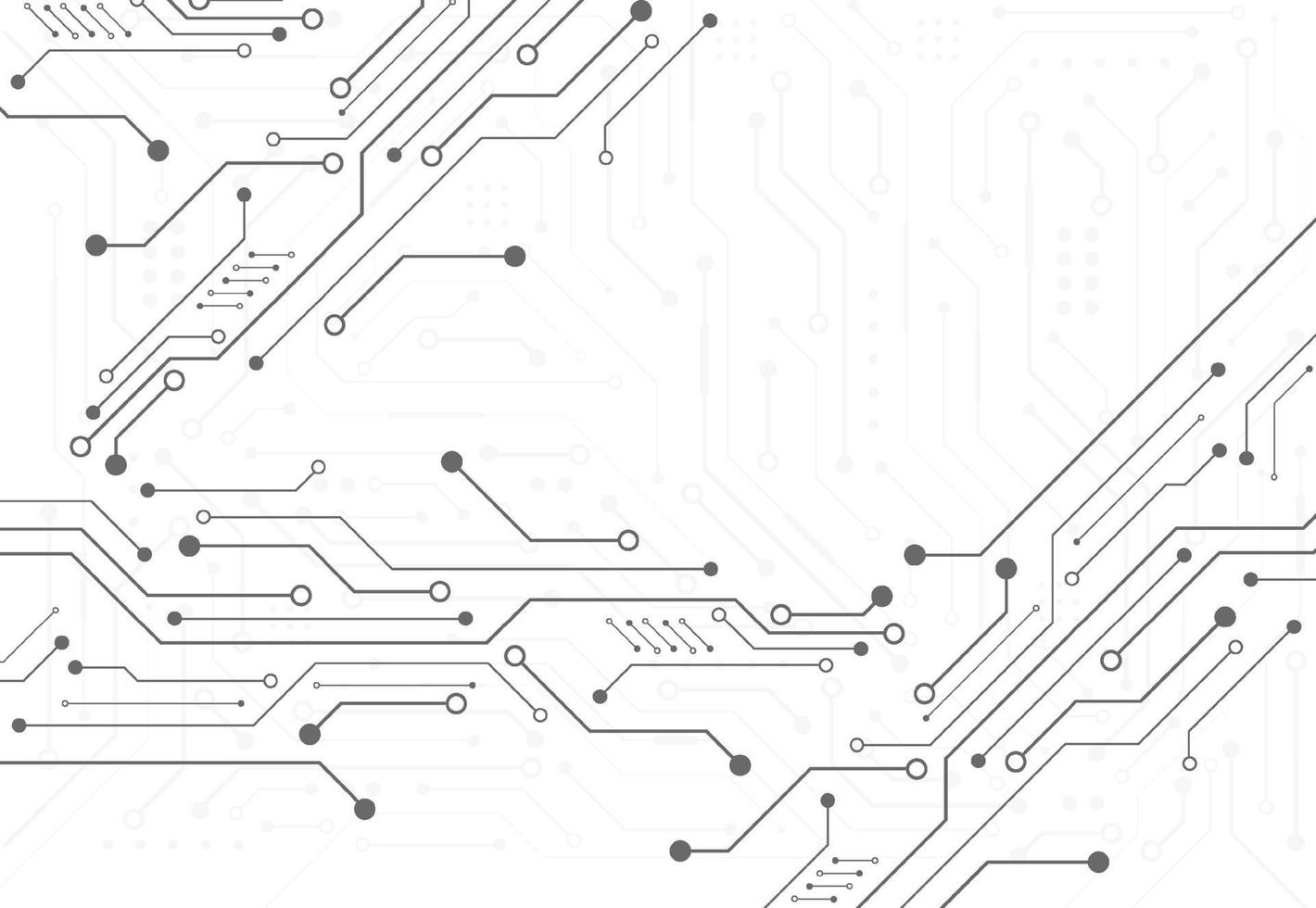 abstrait numérique avec carte de circuit imprimé technologique vecteur