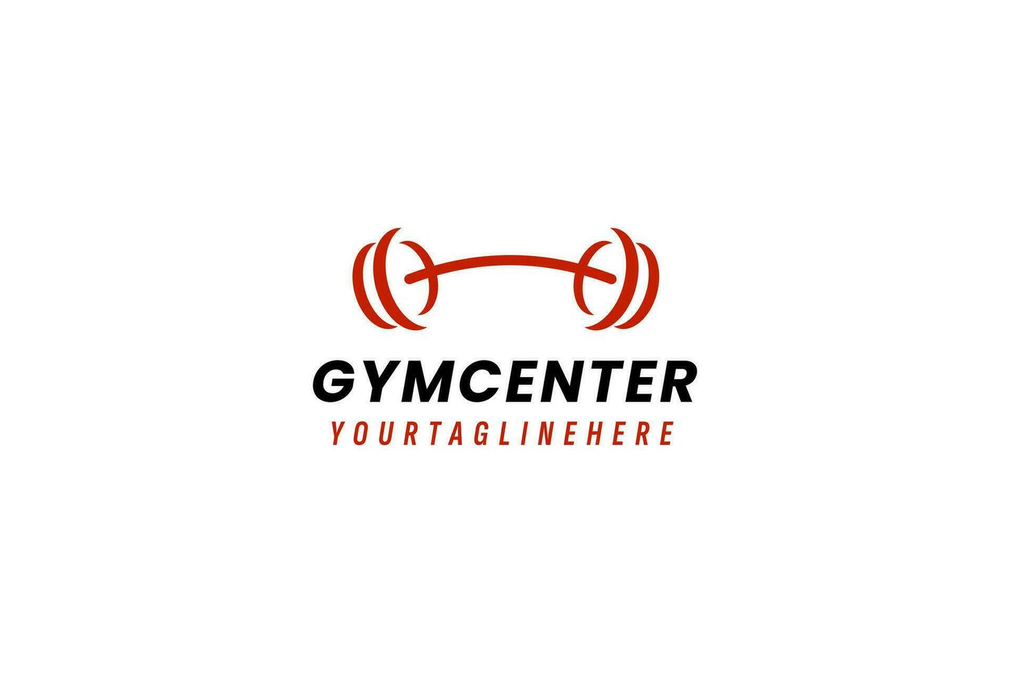 Gym centre logo vecteur icône illustration