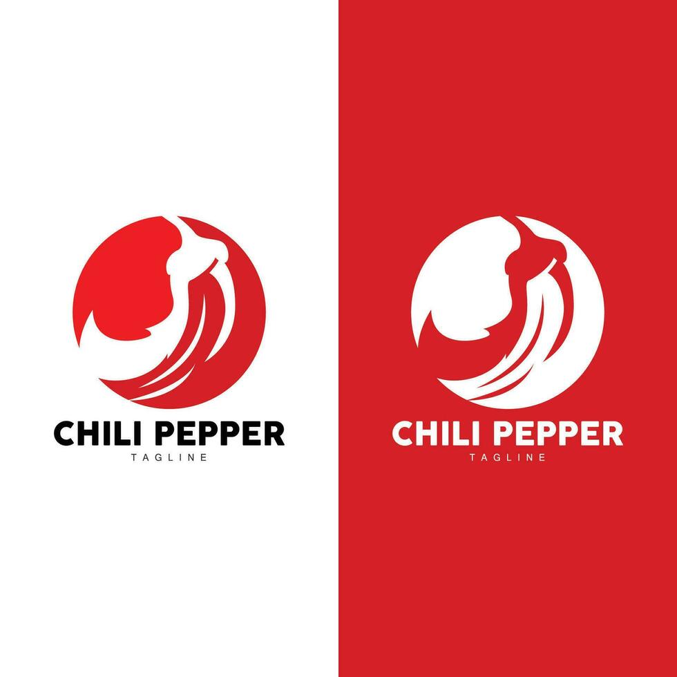 chaud le Chili logo modèle vecteur illustration