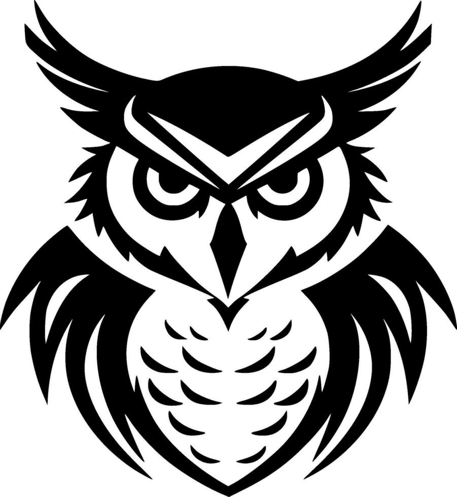 hibou - haute qualité vecteur logo - vecteur illustration idéal pour T-shirt graphique