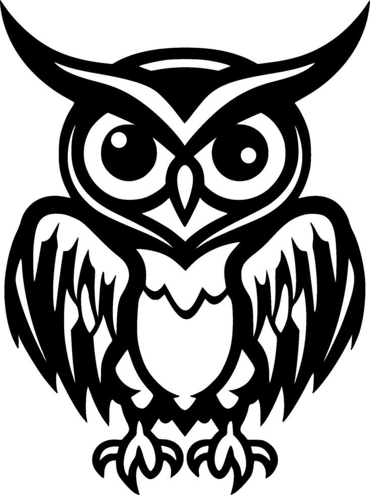 hibou - haute qualité vecteur logo - vecteur illustration idéal pour T-shirt graphique