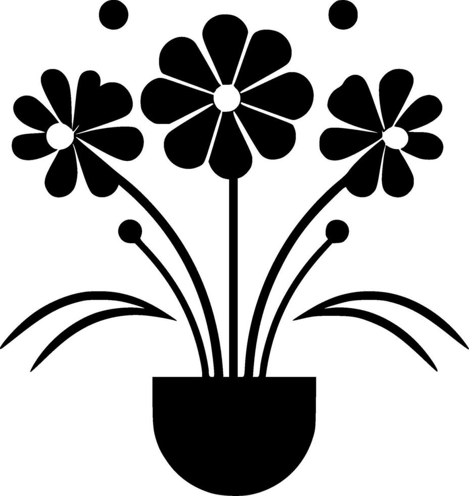 fleurs - haute qualité vecteur logo - vecteur illustration idéal pour T-shirt graphique