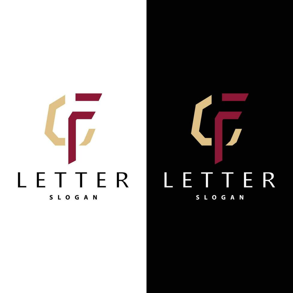 minimal initiale fg lettre logo, moderne et luxe icône vecteur modèle élément