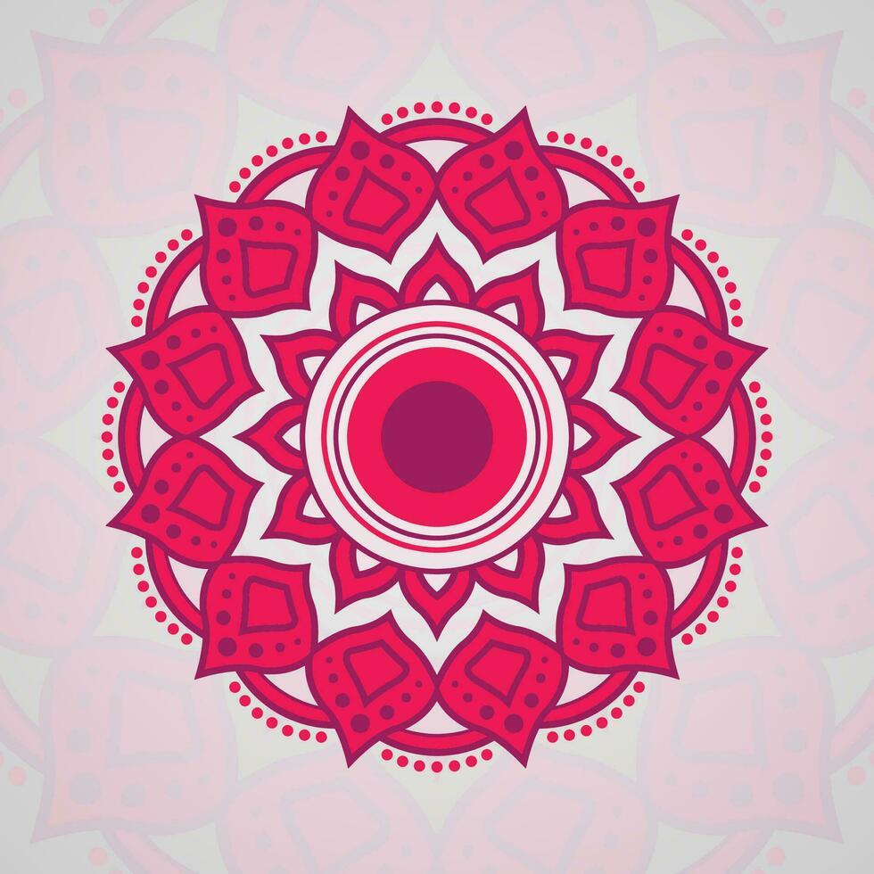 conception de vecteur de fond de mandala ornemental doré de luxe. mandala décoratif pour tatouage, mehndi, motif islamique, ornement, art, henné, motif indien, impression, affiche, couverture, brochure, dépliant, bannière