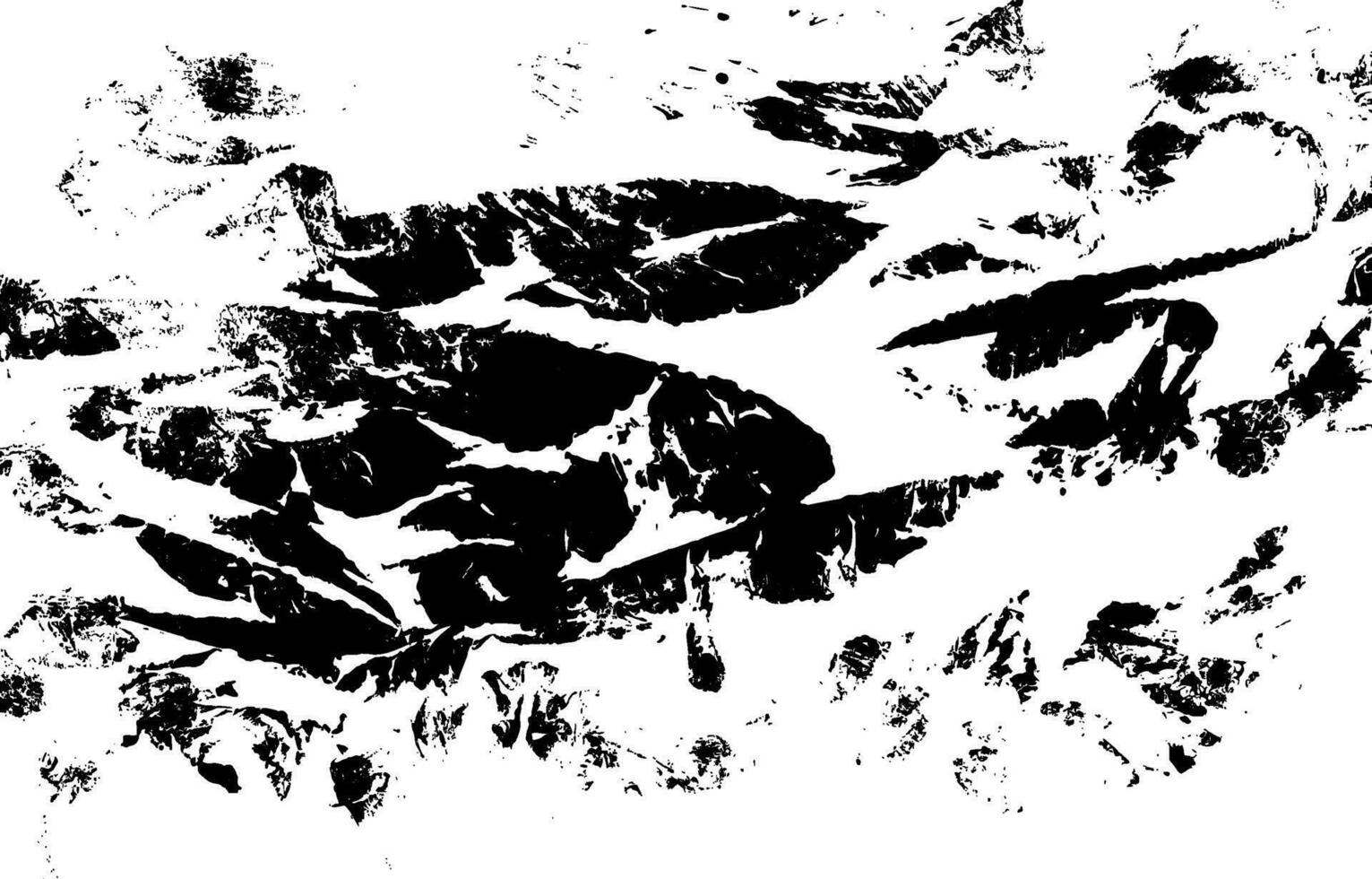 ancien détresse recouvrir avec rayures et grunge texture dans noir et blanche. plat vecteur illustration isolé