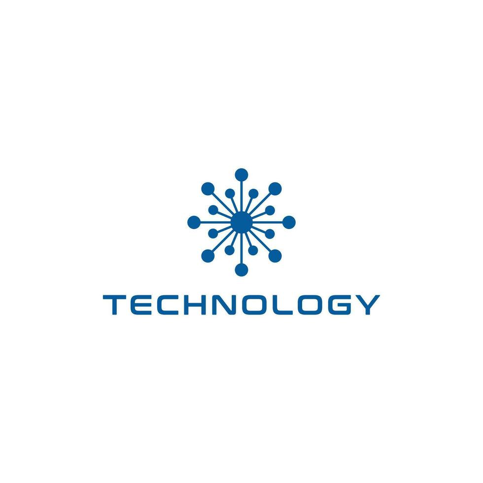 réseau La technologie logo conception modèle vecteur