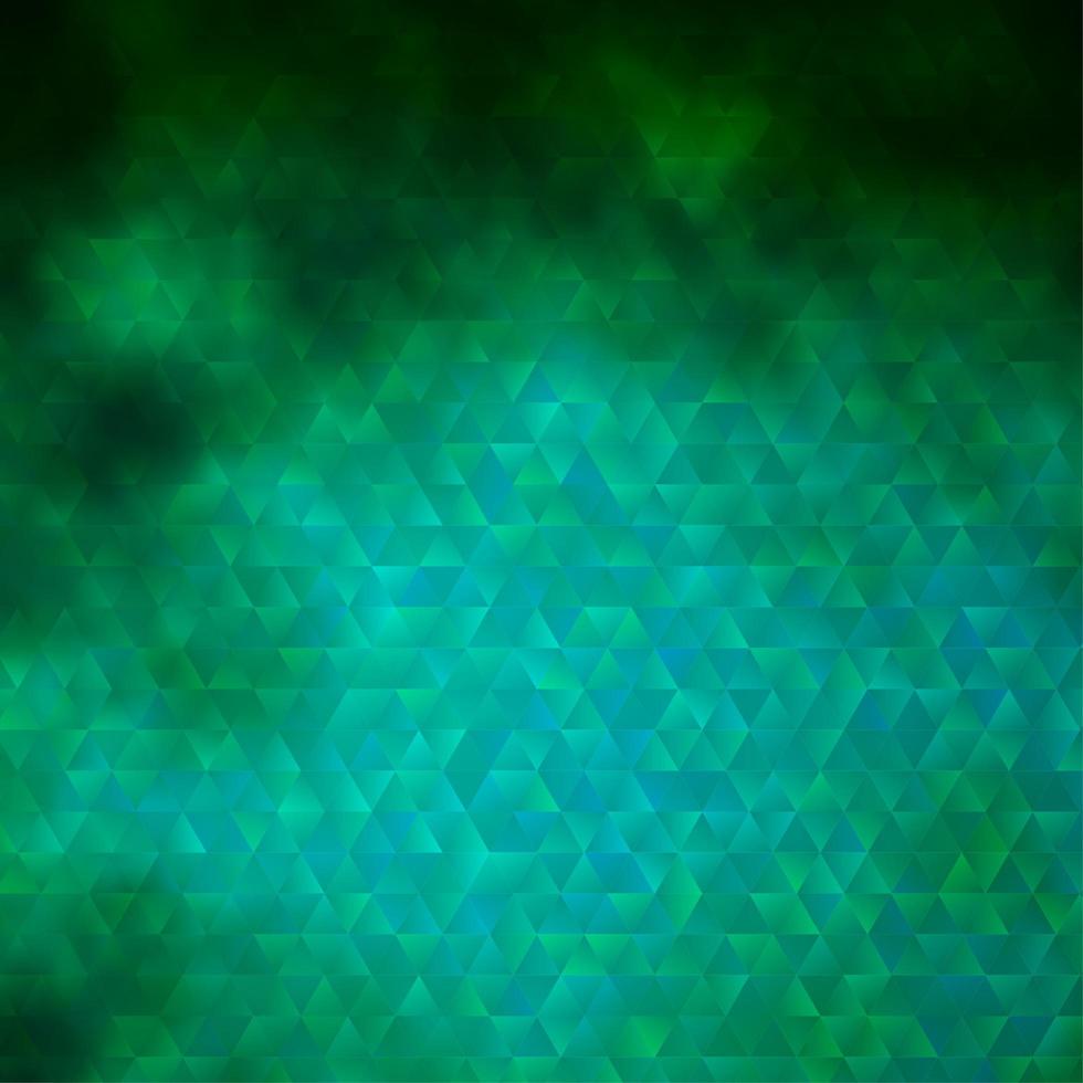 texture vecteur vert clair avec un style triangulaire.