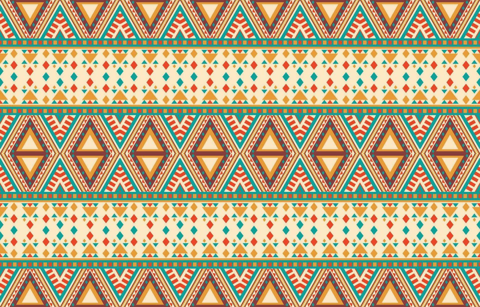 ethnique abstrait ikat art. aztèque ornement imprimer. géométrique ethnique modèle sans couture Couleur Oriental. conception pour Contexte ,rideau, tapis, fond d'écran, vêtements, emballage, batique, vecteur illustration.