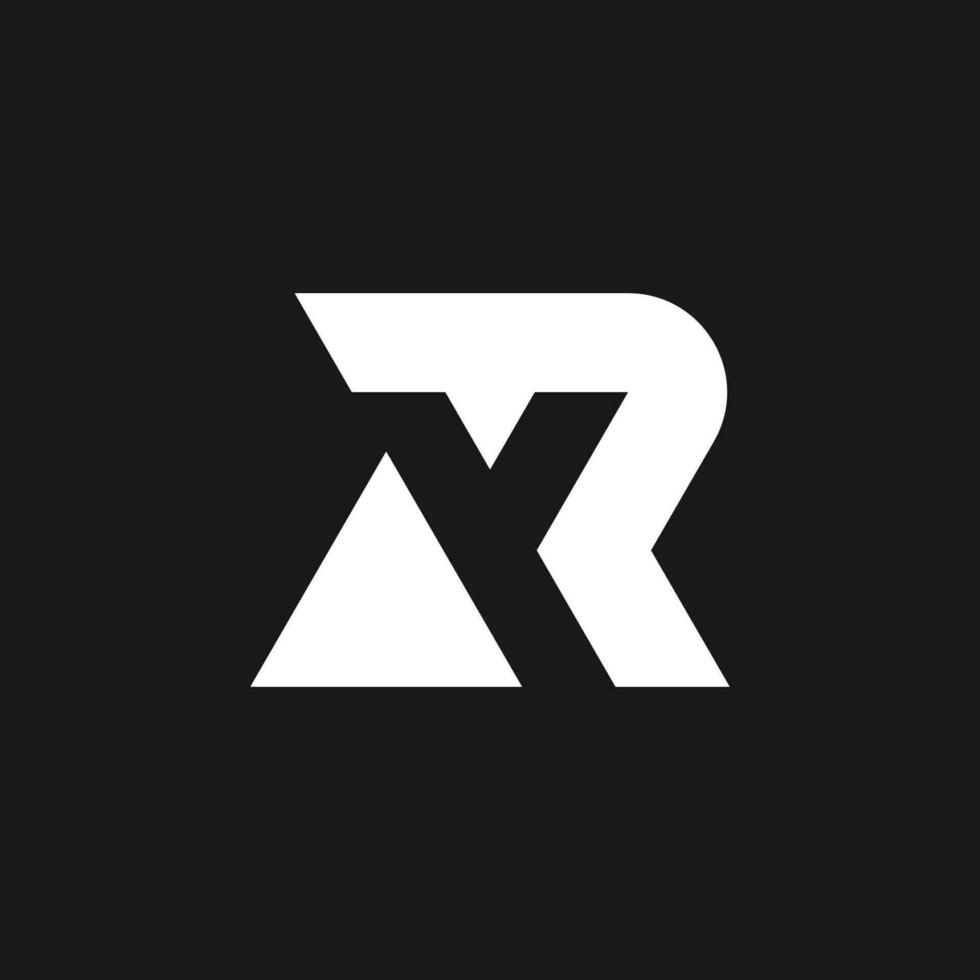 moderne initiale lettre ry ou année monogramme logo vecteur
