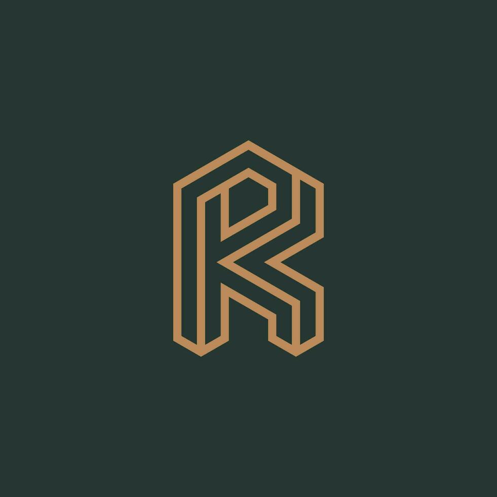 moderne initiale lettre rk ou kr monogramme logo vecteur