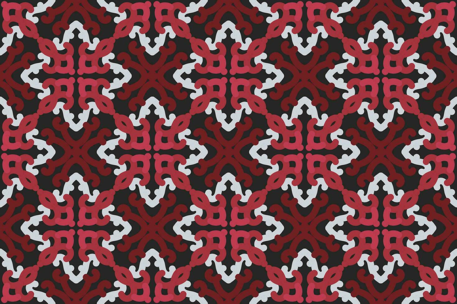 Oriental motifs. blanc, rouge et noir Contexte avec arabe ornements. modèle, Contexte et fond d'écran pour votre conception. textile ornement. vecteur illustration.