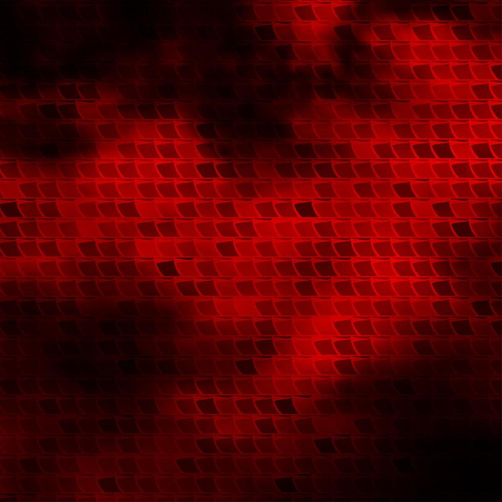 modèle vectoriel rouge foncé dans un style carré.