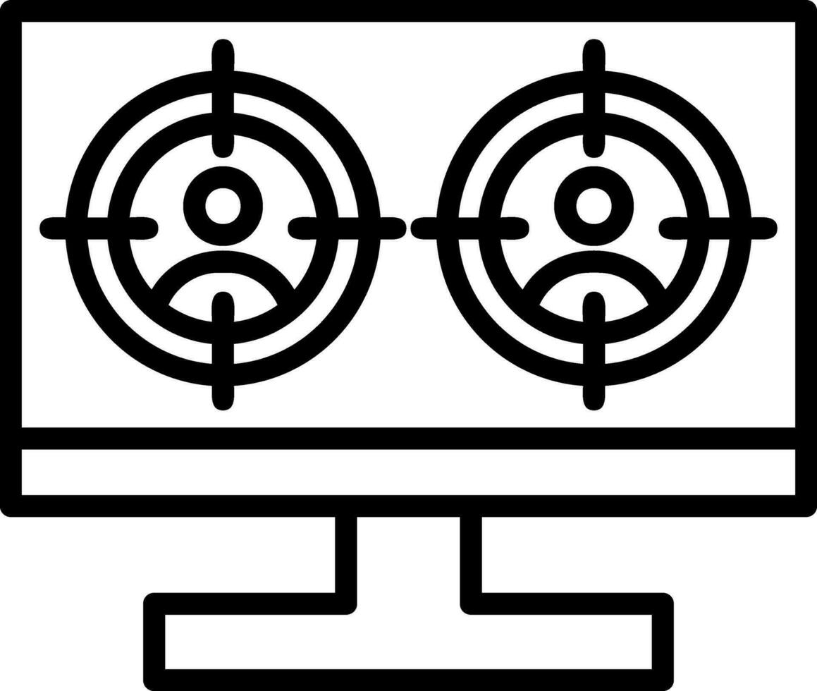 conception d'icône de vecteur cible