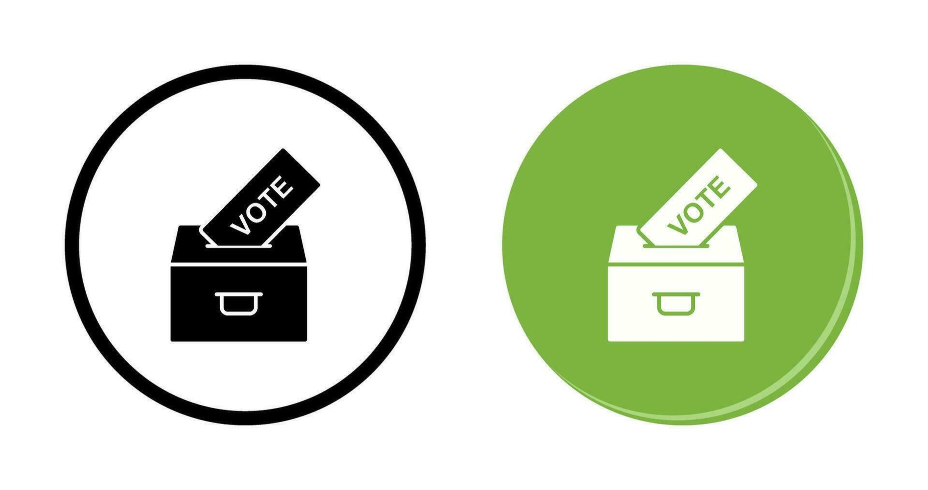 icône de vecteur de vote de casting