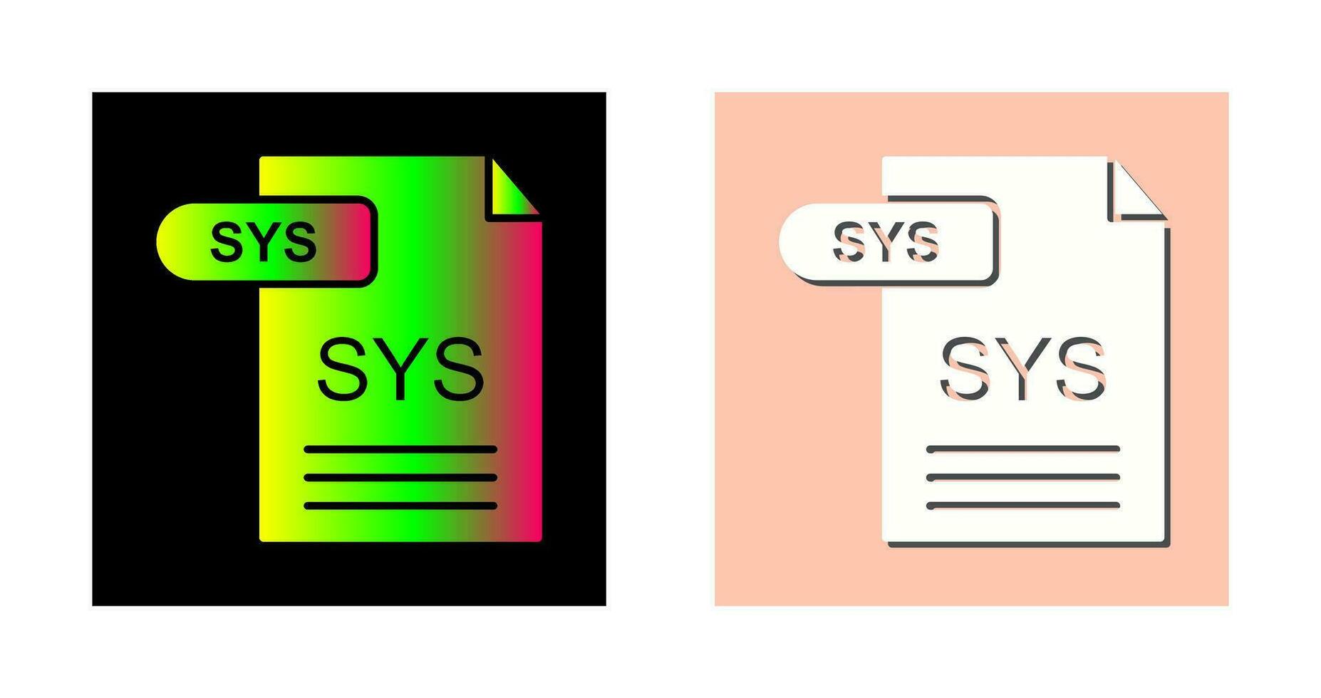 icône de vecteur système