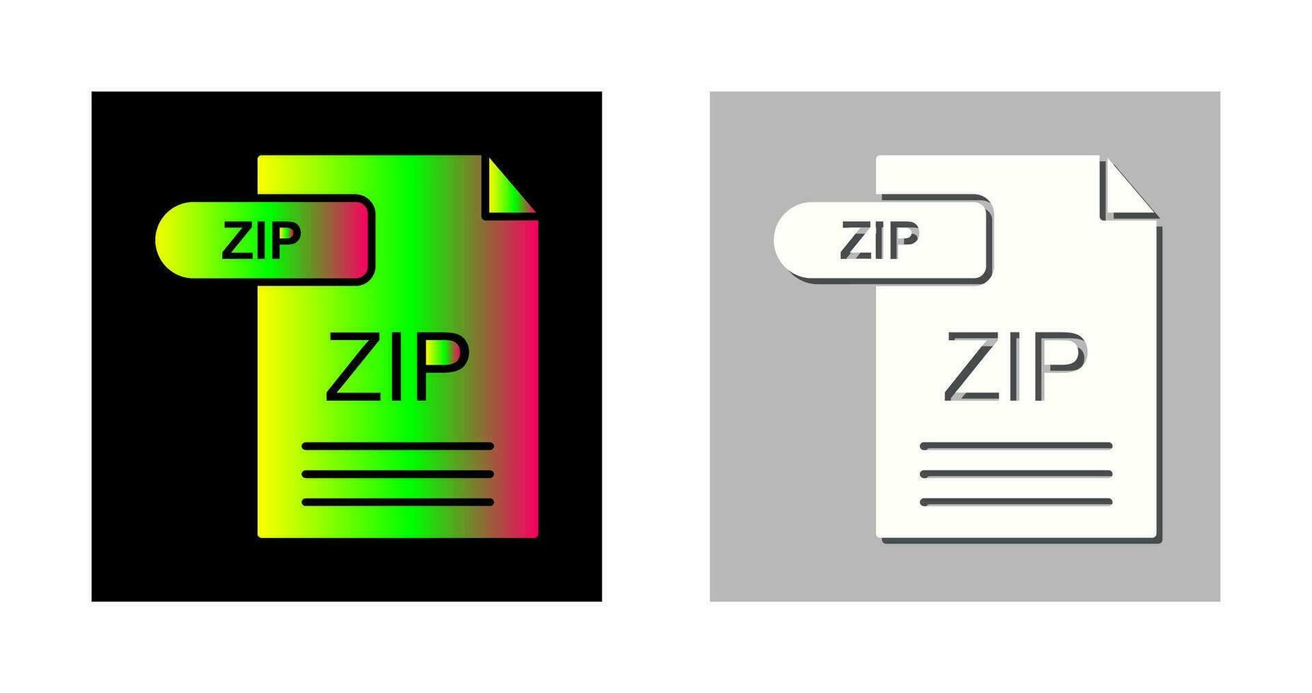 icône de vecteur zip