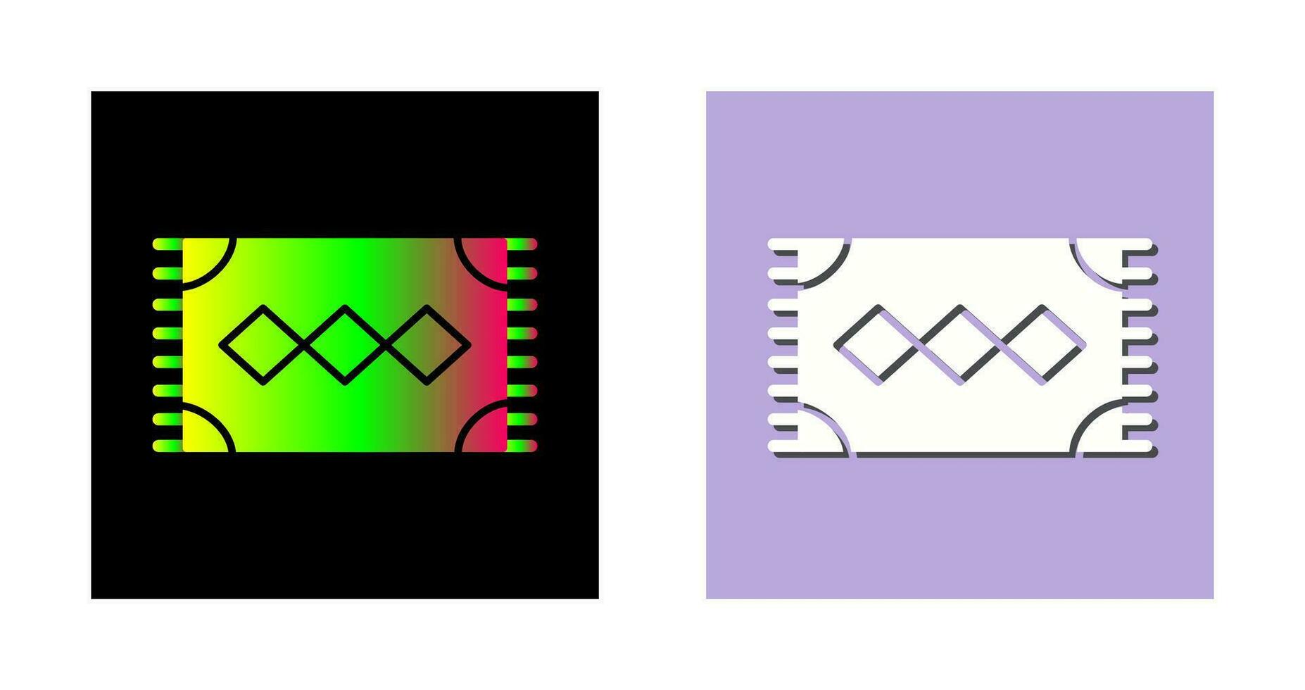 icône de vecteur de tapis