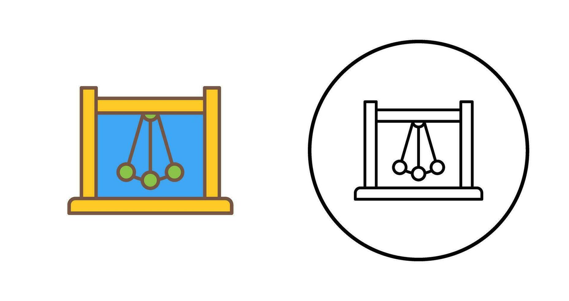 icône de vecteur de pendule