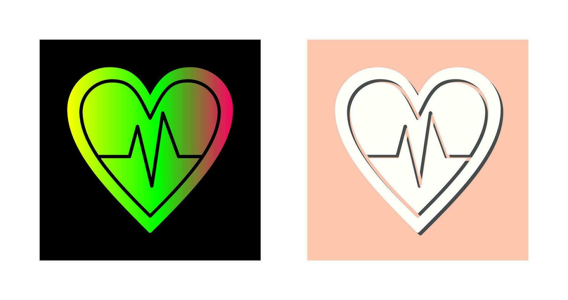 icône de vecteur de cardiogramme