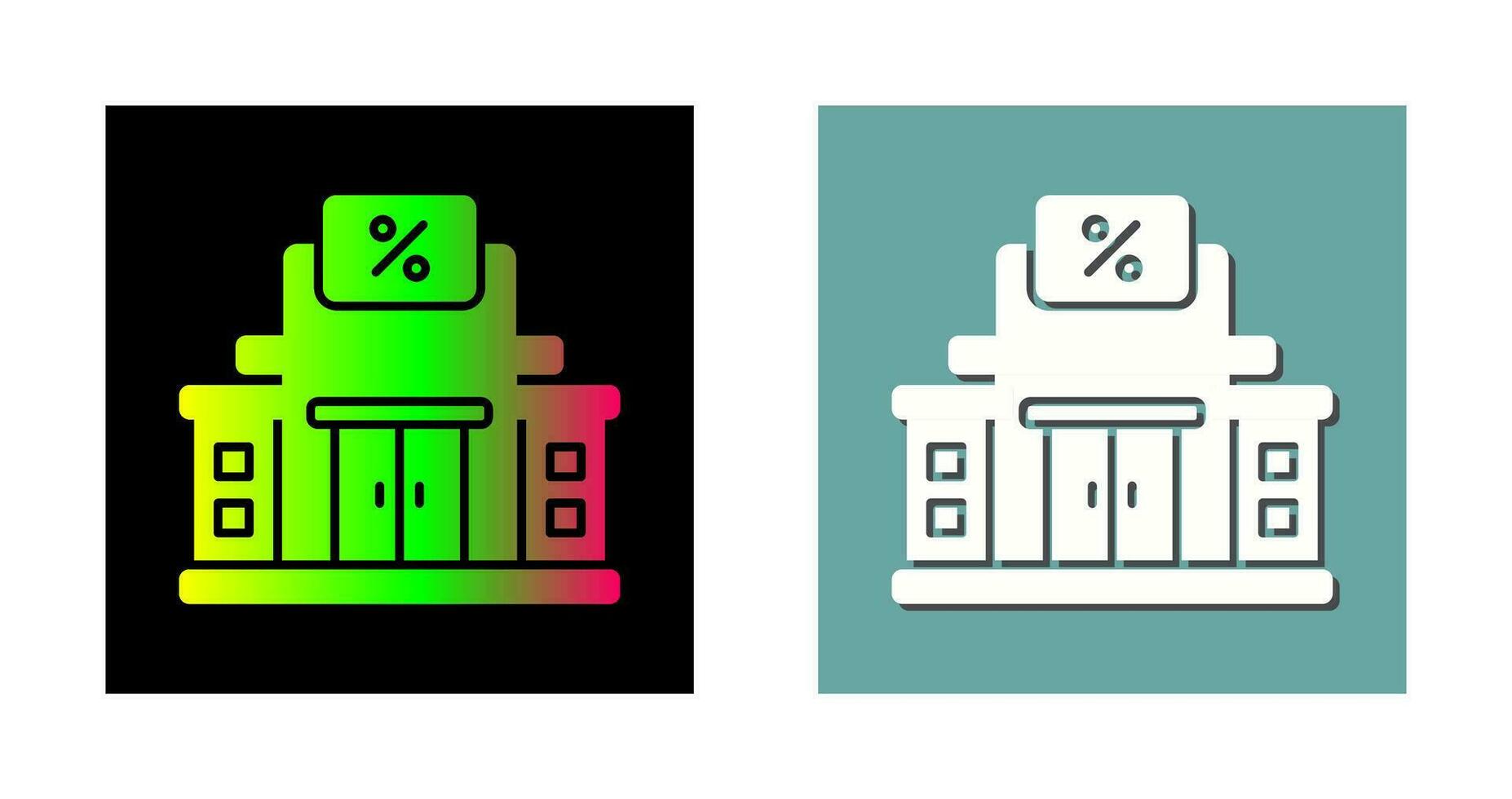 icône de vecteur de bureau des impôts