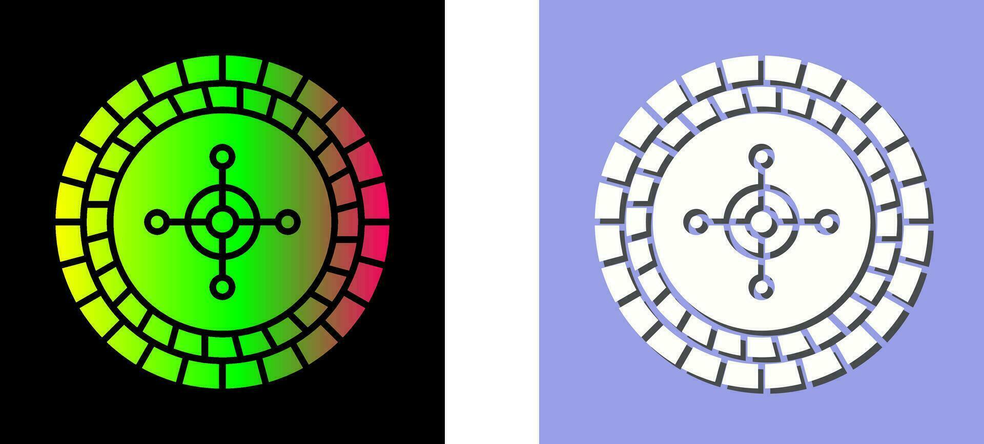 icône de vecteur de roulette