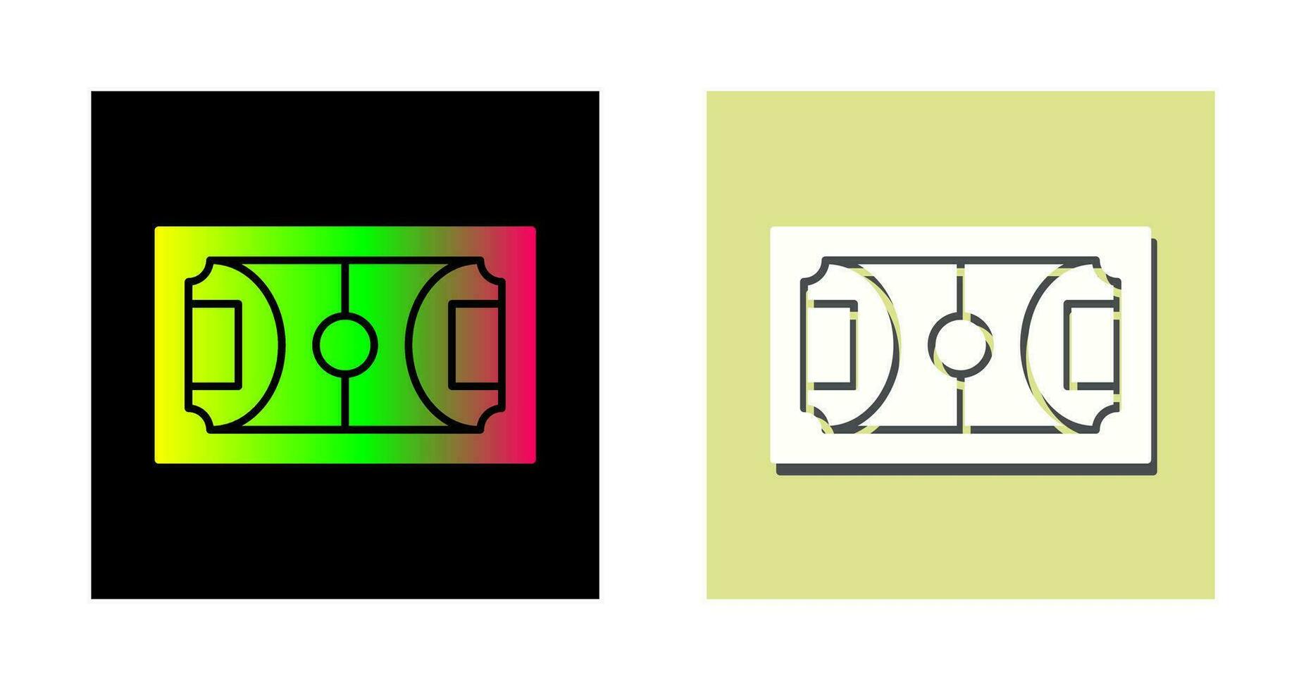icône de vecteur de terrain de football