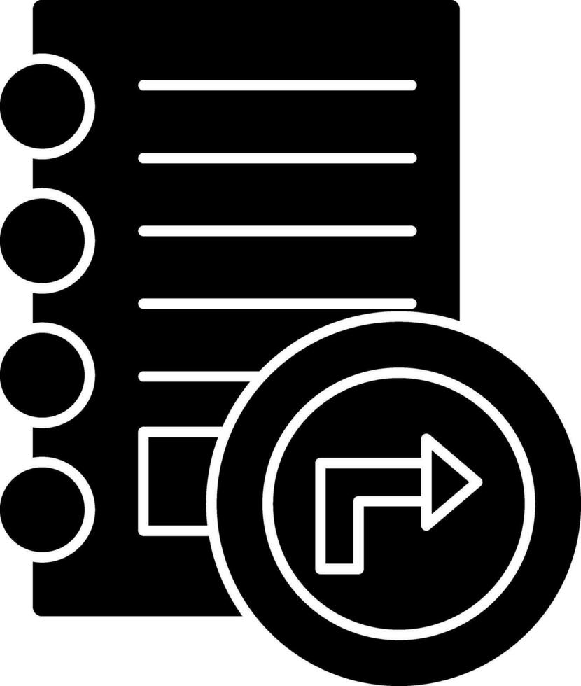 conception d'icône de vecteur de notes