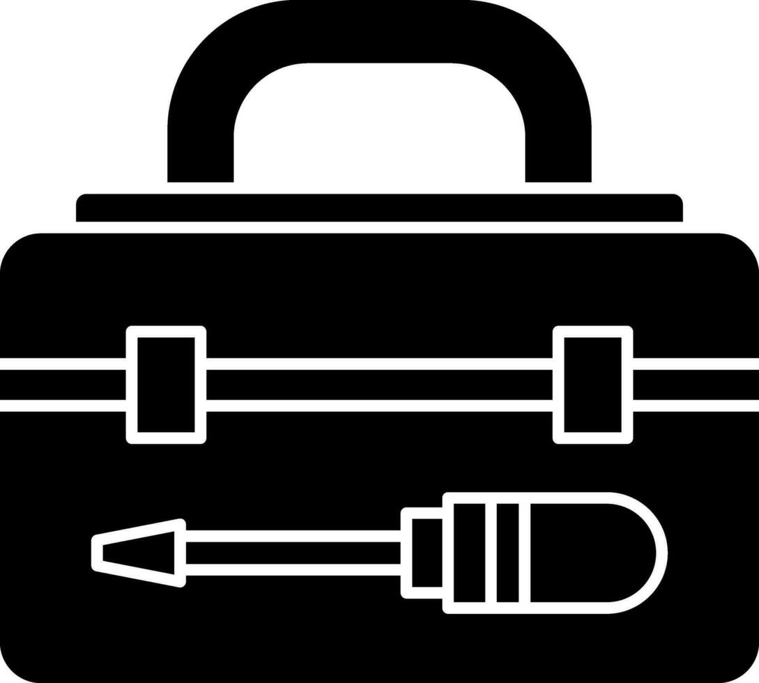 conception d'icône de vecteur de boîte à outils