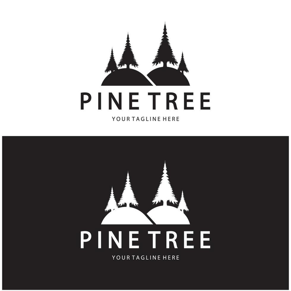 abstrait Facile pomme de pin logo pin arbre conception, pour Insigne,entreprise,emblème,pin plantation, pin bois industrie vecteur