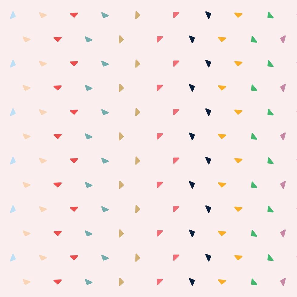 vecteur gratuit de conception de modèle de triangle minimal dans des couleurs pastel