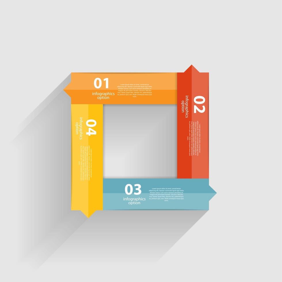 illustration vectorielle de modèle d'entreprise infographique vecteur