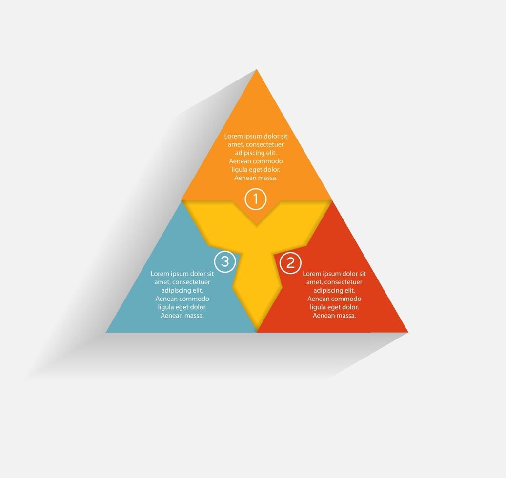 illustration vectorielle de modèle d'entreprise infographique vecteur