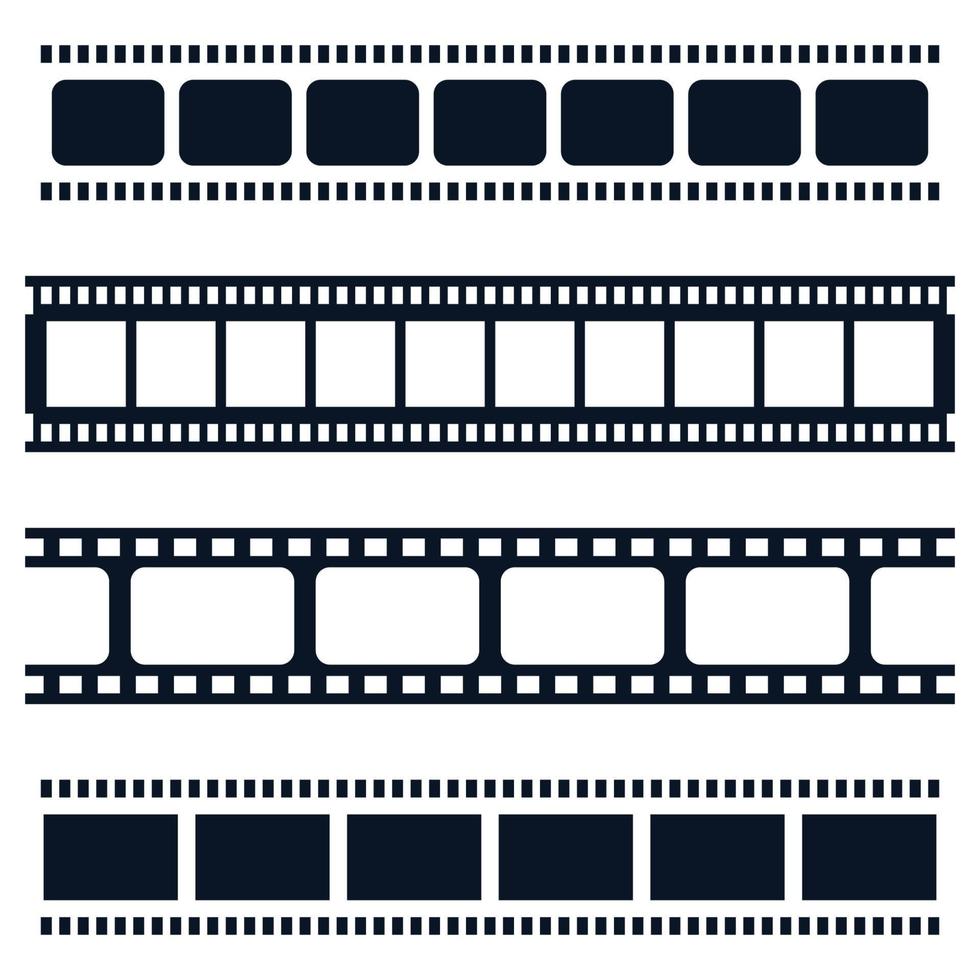 images de logo de bande de film vecteur