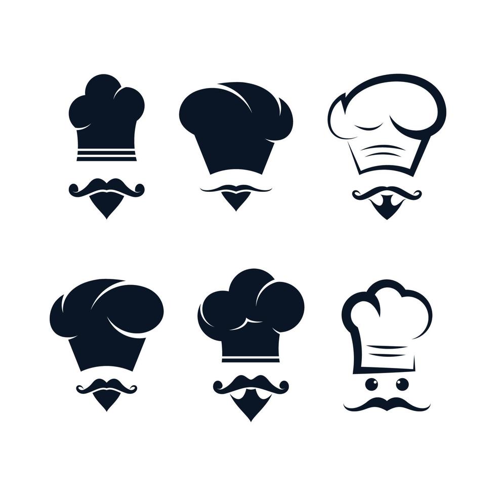 images de logo de chef vecteur