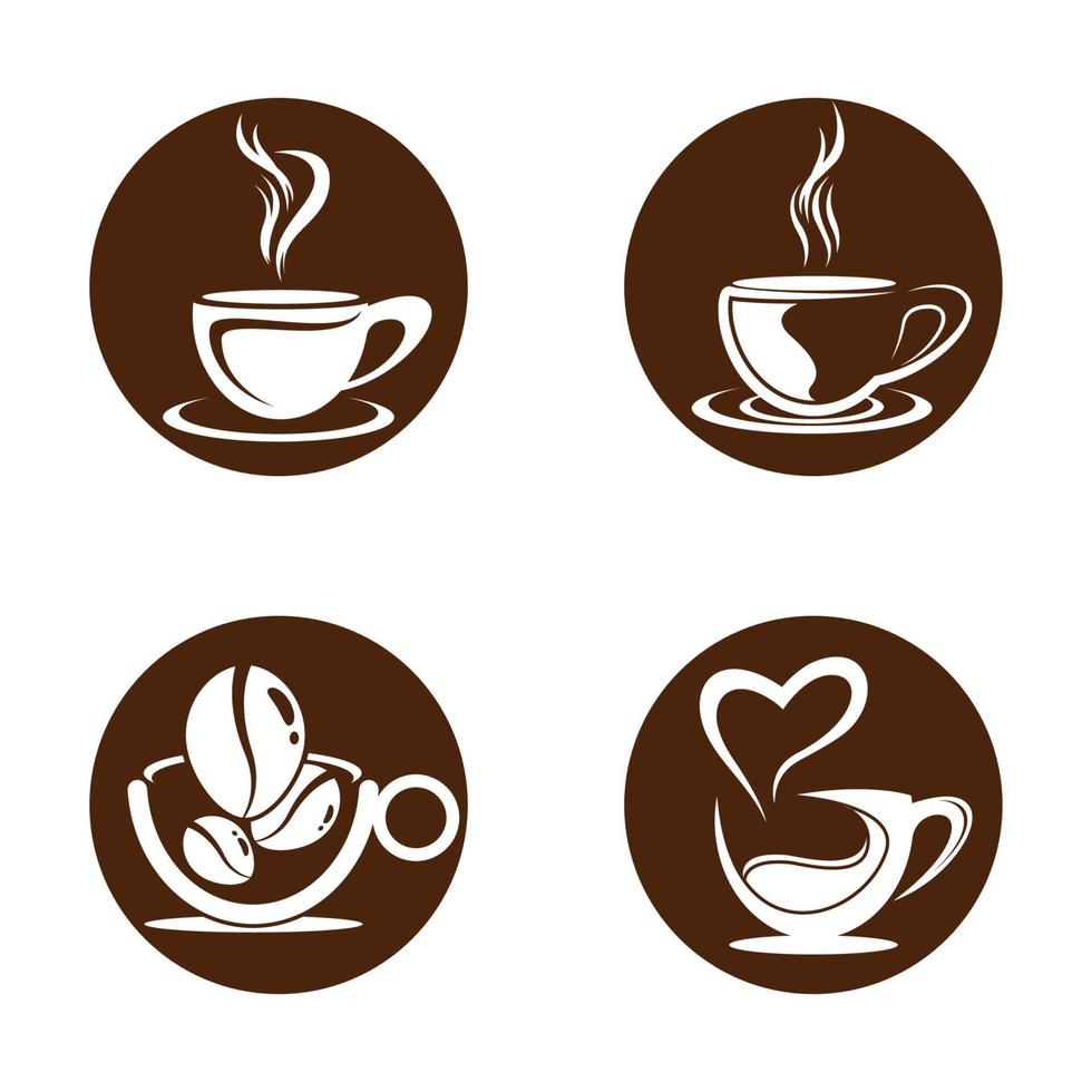 images de logo de tasse de café vecteur