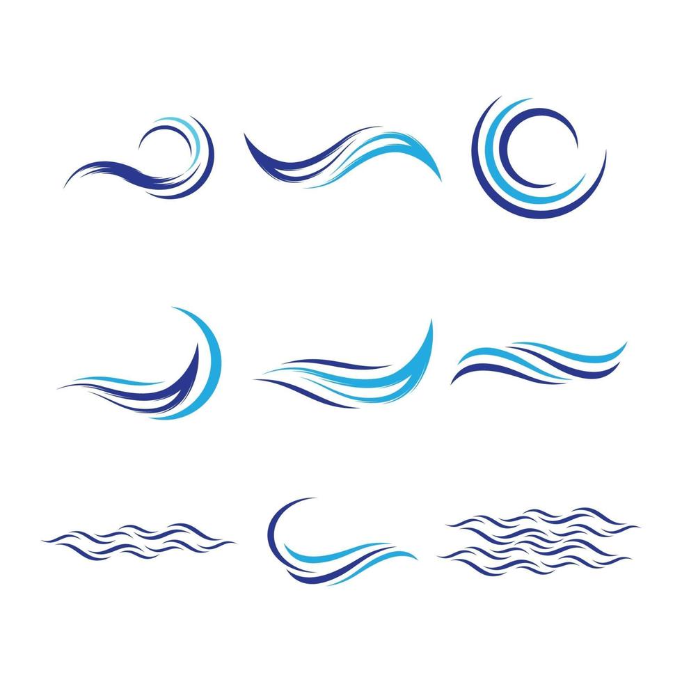 images de logo de vague d'eau vecteur