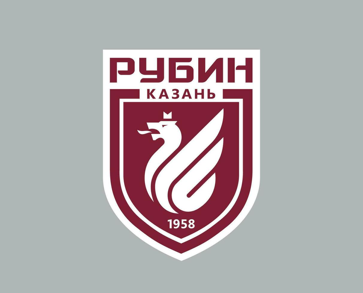 insister sur kazan club logo symbole Russie ligue Football abstrait conception vecteur illustration avec gris Contexte