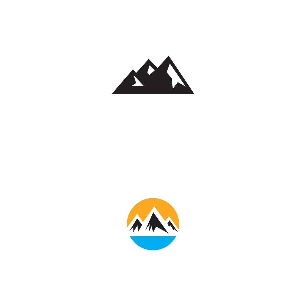 montagne logo modèle vecteur symbole