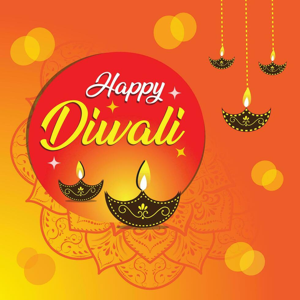 gratuit vecteur pente Contexte pour diwali fête